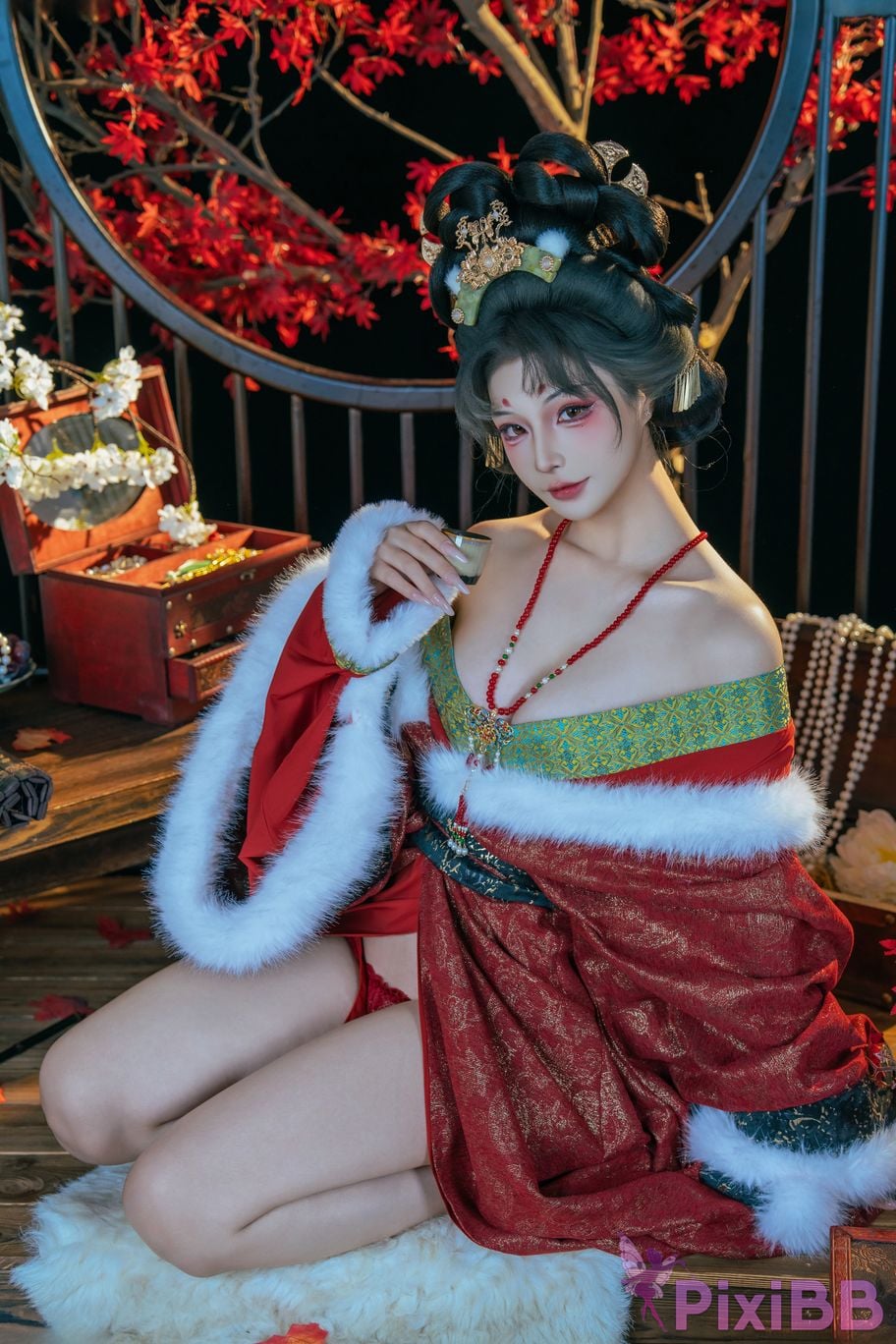 Cosplayer yuuhui Yuhui Fox Fairys Repayment PixiBB.COM 054