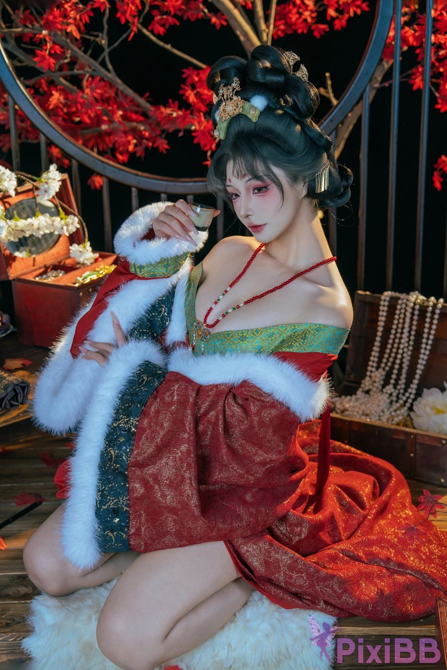 Cosplayer yuuhui Yuhui Fox Fairys Repayment PixiBB.COM 055