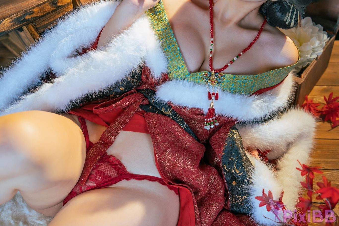 Cosplayer yuuhui Yuhui Fox Fairys Repayment PixiBB.COM 063