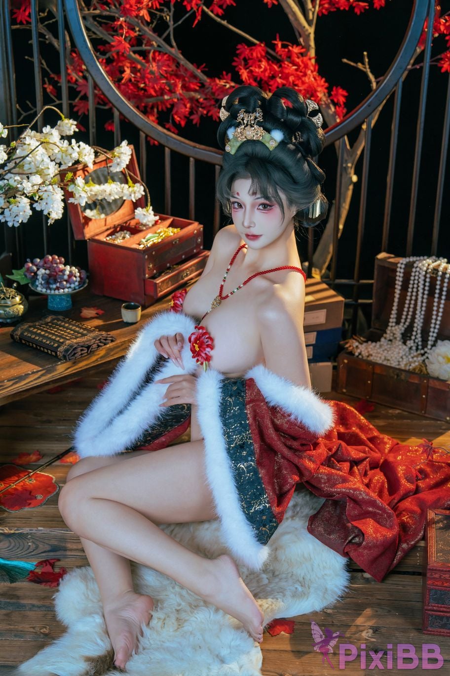 Cosplayer yuuhui Yuhui Fox Fairys Repayment PixiBB.COM 075