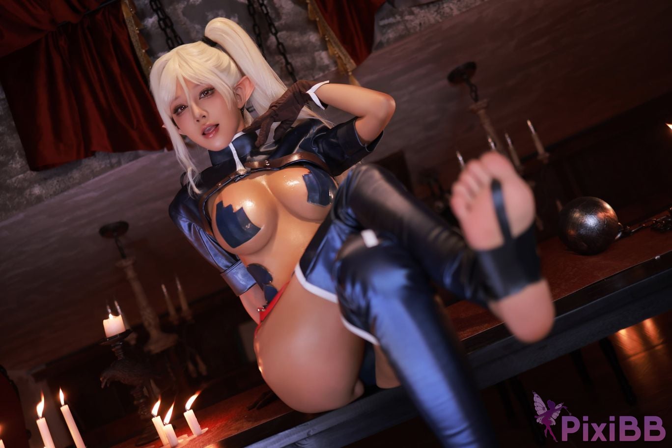 Coser Aqua KuroInu PixiBB.COM 001