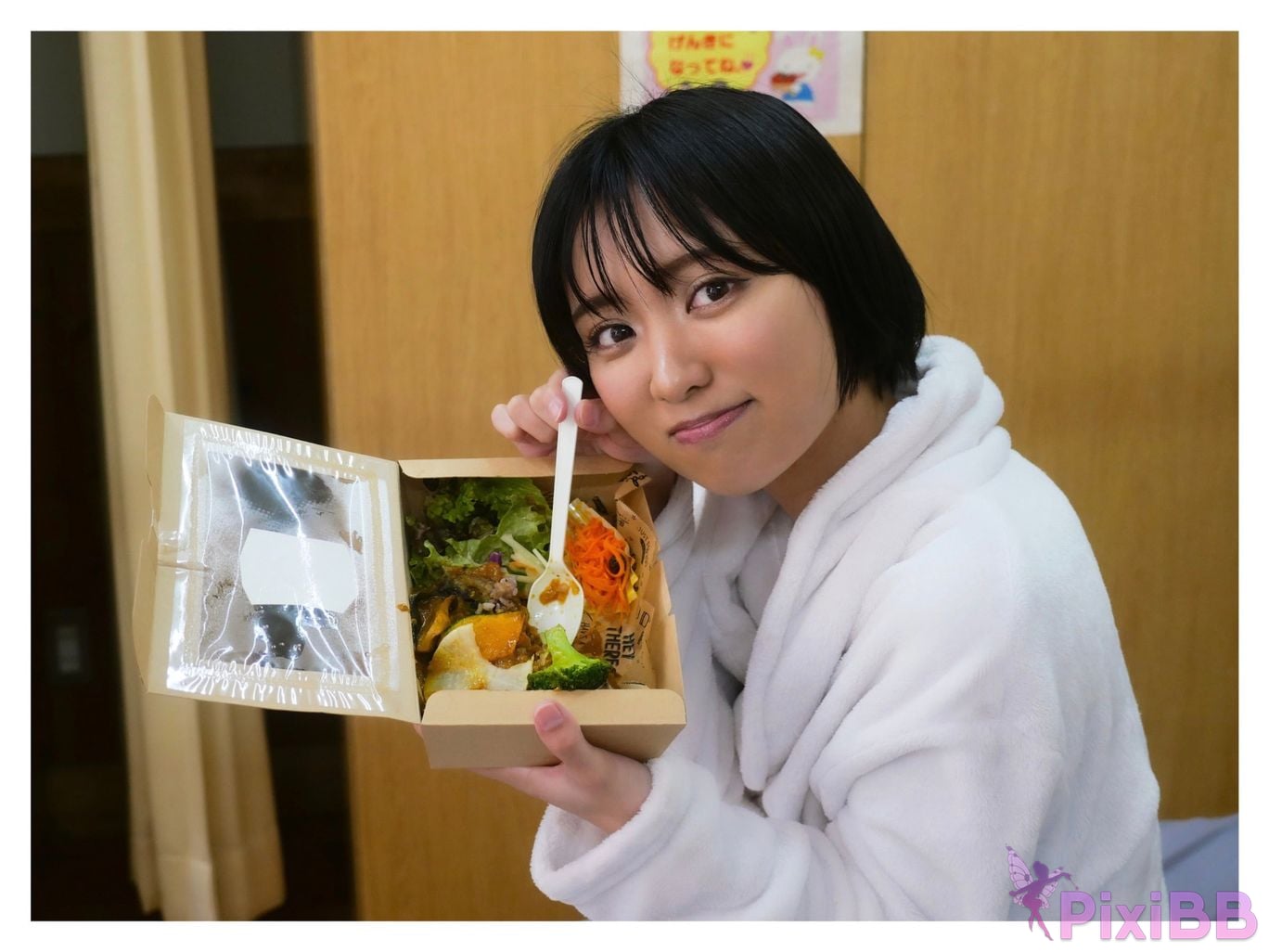 Japanese Idol Kanon Urara Monami Suzu In A World Of Beautiful Pale Blue water lily the PixiBB.COM 030