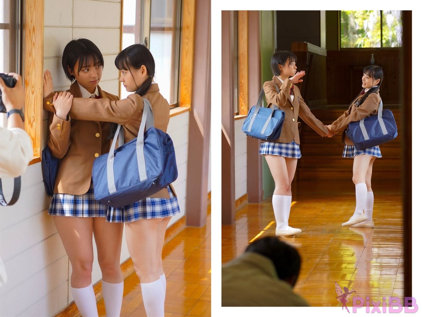 Japanese Idol Kanon Urara Monami Suzu In A World Of Beautiful Pale Blue water lily the PixiBB.COM 033