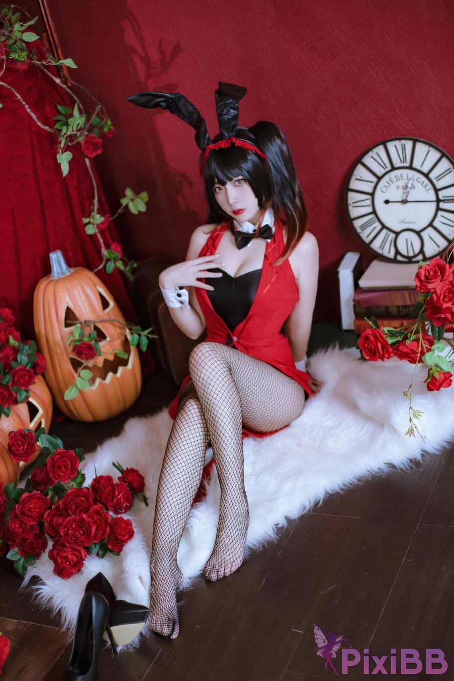 Cosplayer Second Assistant Nisa Date A Live Kurumi bunny girl PixiBB.COM 008