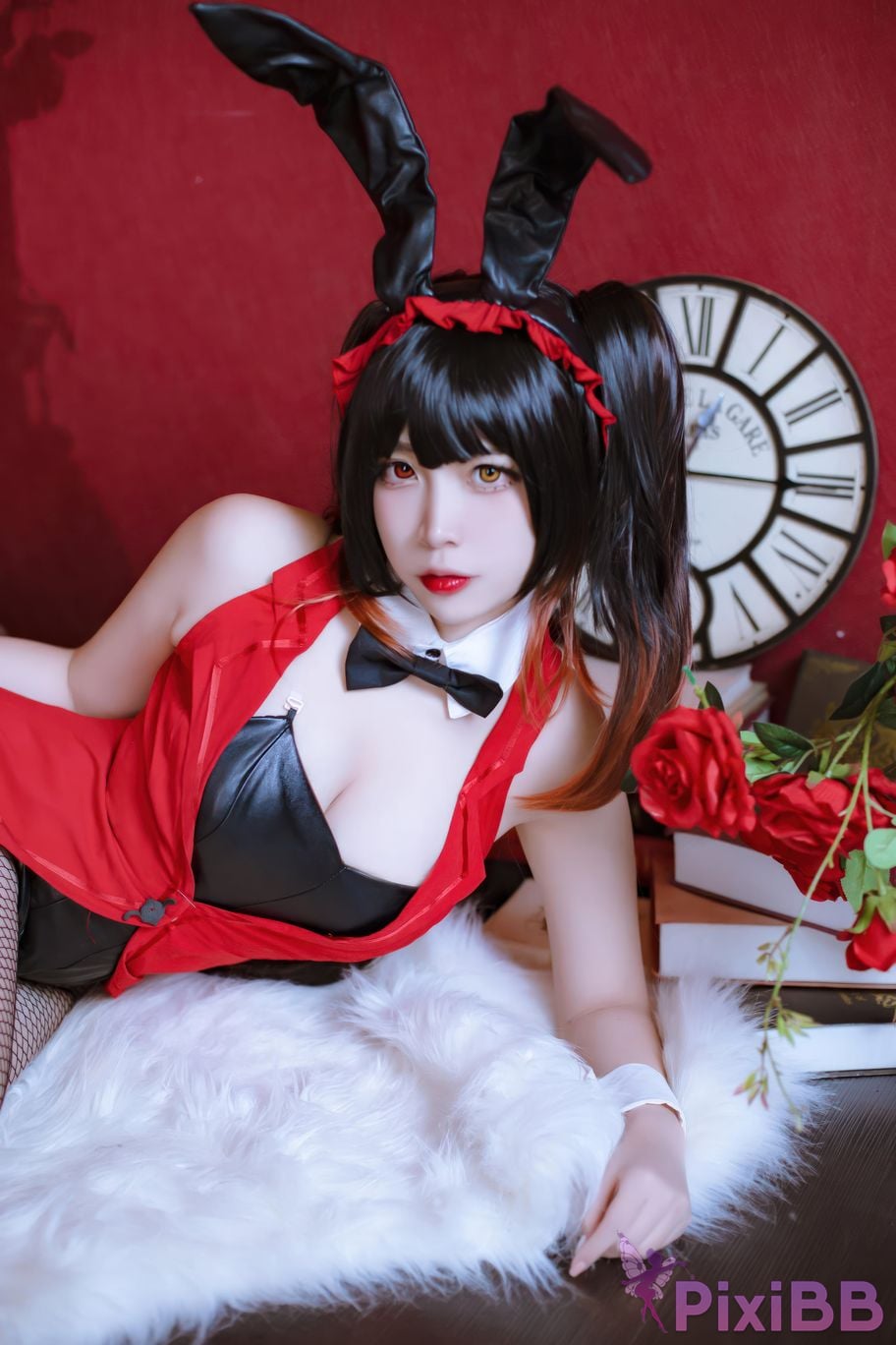 Cosplayer Second Assistant Nisa Date A Live Kurumi bunny girl PixiBB.COM 013