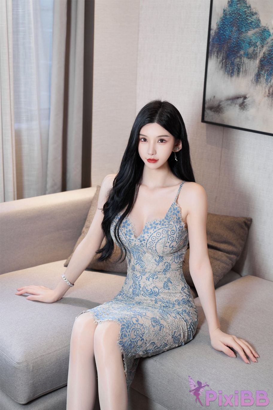 No watermark for in app purchases Zhou Yuxi R18 XIUREN model Tuberose PixiBB.COM 078