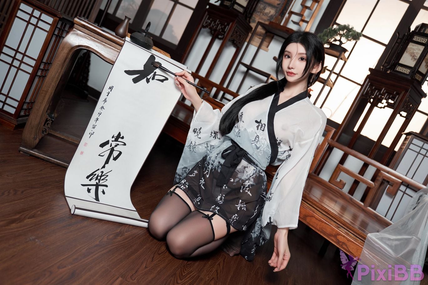 No watermark for in app purchases Zhou Yuxi XIUREN model bell blood drop PixiBB.COM 027.JPG
