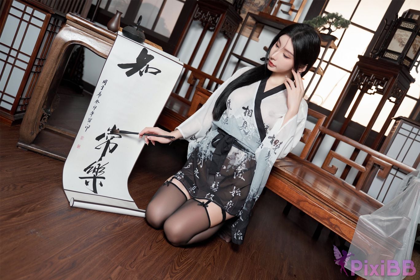 No watermark for in app purchases Zhou Yuxi XIUREN model bell blood drop PixiBB.COM 028.JPG