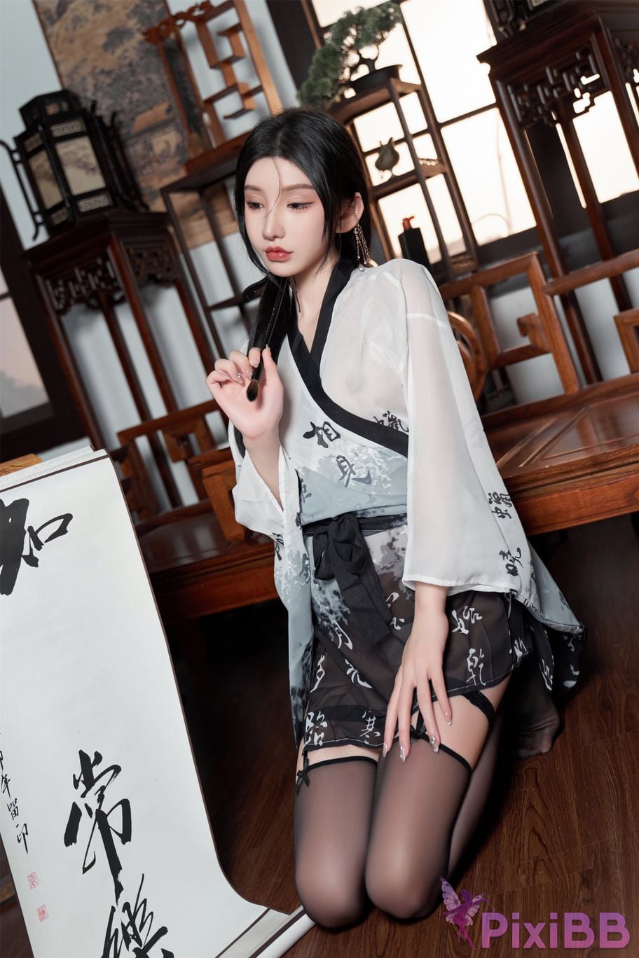 No watermark for in app purchases Zhou Yuxi XIUREN model bell blood drop PixiBB.COM 029.JPG
