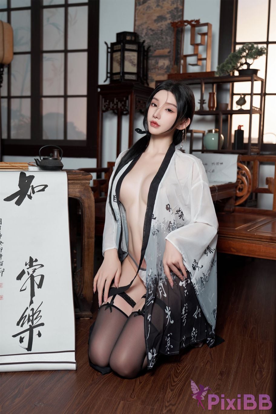 No watermark for in app purchases Zhou Yuxi XIUREN model bell blood drop PixiBB.COM 040.JPG