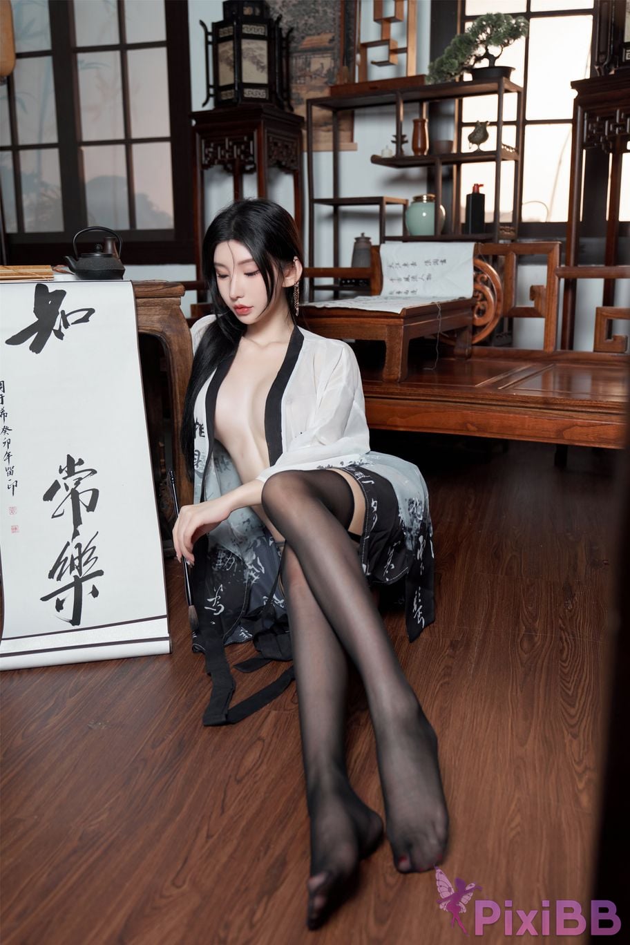 No watermark for in app purchases Zhou Yuxi XIUREN model bell blood drop PixiBB.COM 045.JPG