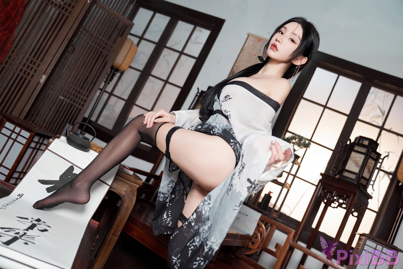 No watermark for in app purchases Zhou Yuxi XIUREN model bell blood drop PixiBB.COM 052.JPG
