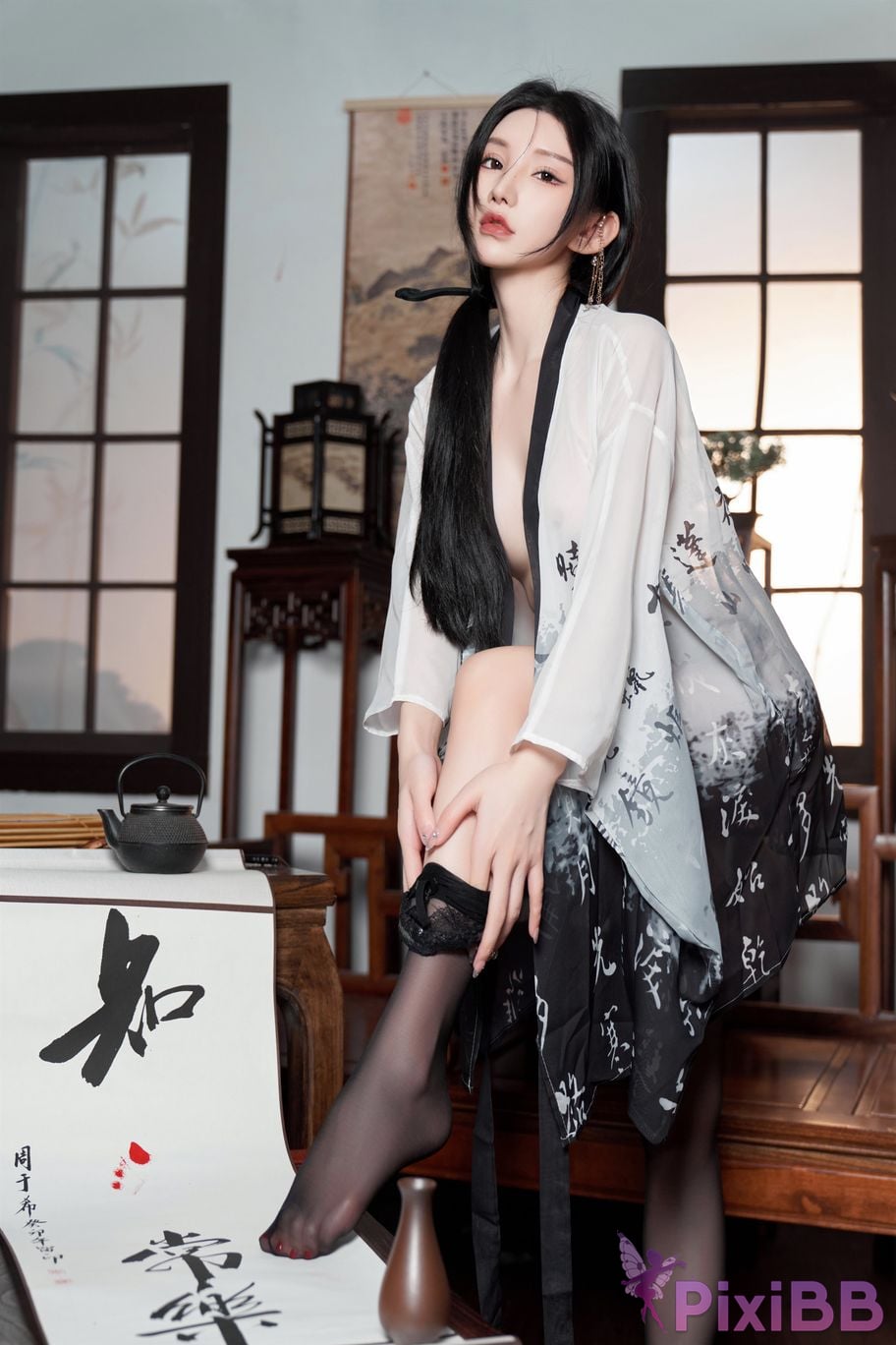 No watermark for in app purchases Zhou Yuxi XIUREN model bell blood drop PixiBB.COM 073.JPG