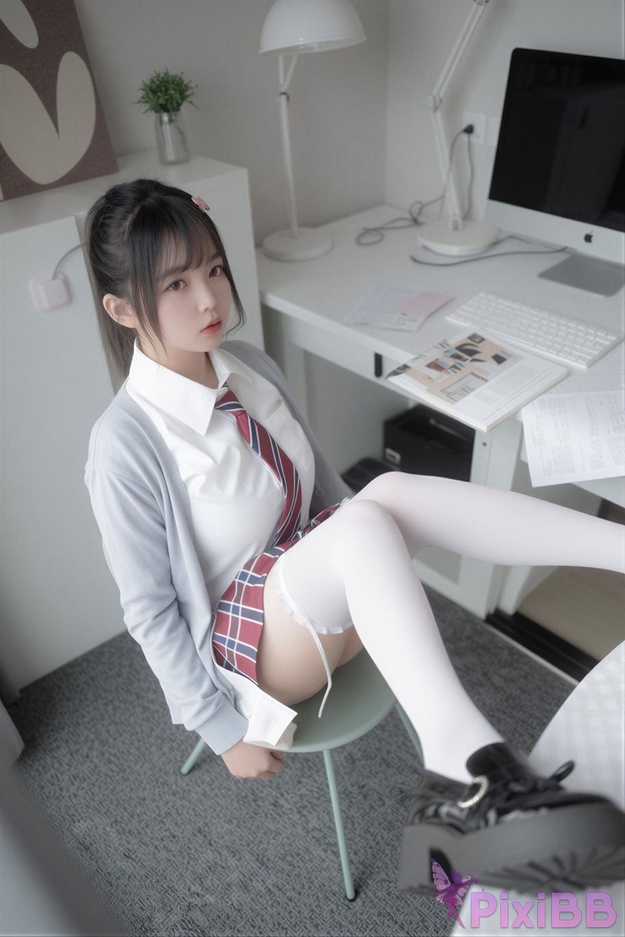 AI Enhanced X LEVEL JJUDY Vol.75 The Intruder After School PixiBB.COM 025