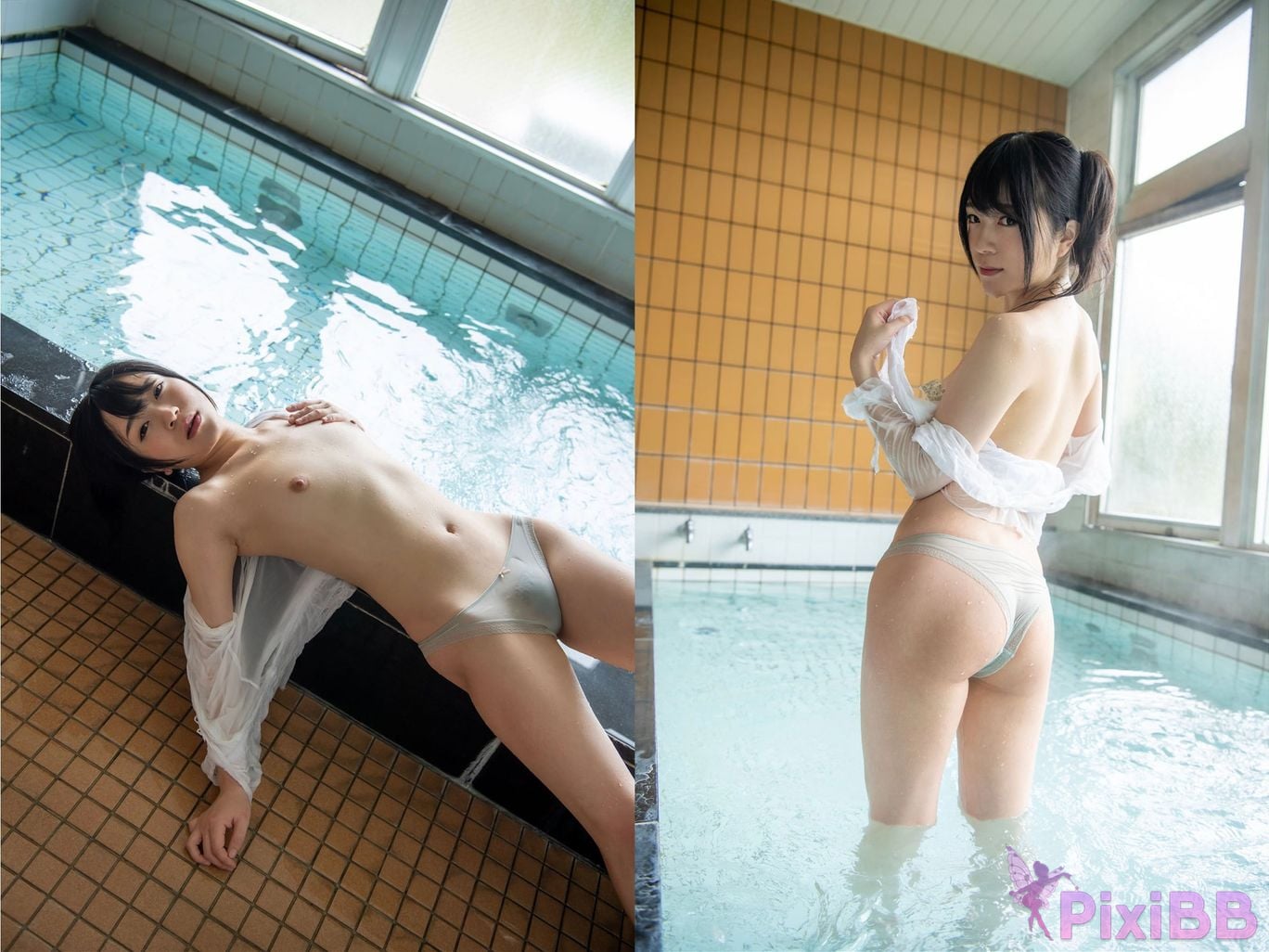 Japanese Idol Riona Minami Hair nude photo collection Southern color PixiBB.COM 035