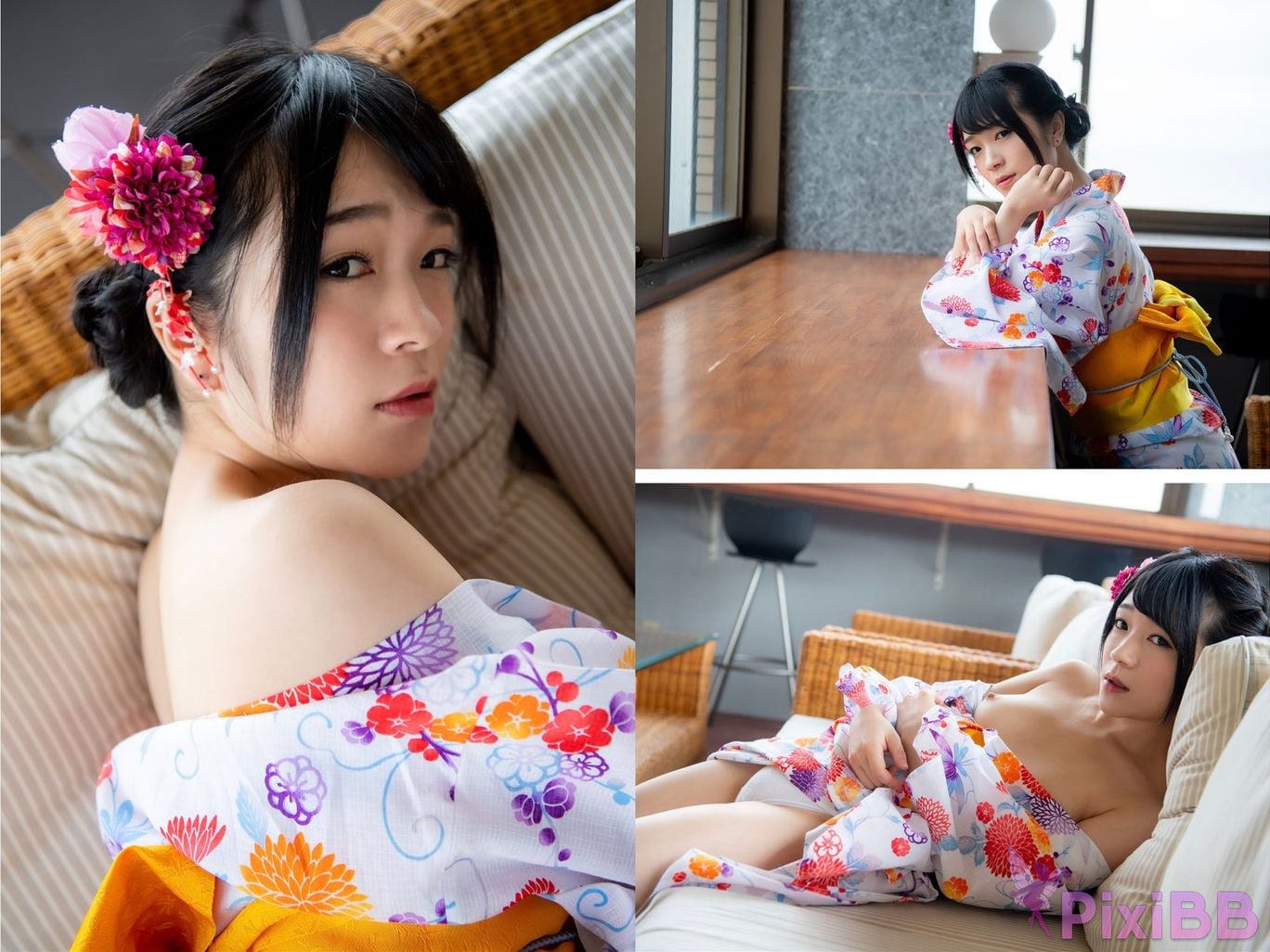 Japanese Idol Riona Minami Hair nude photo collection Southern color PixiBB.COM 052