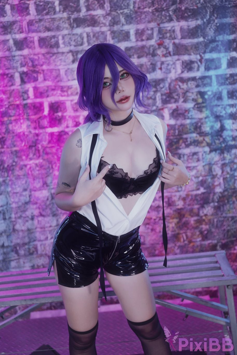 Cosplayer Miinmeow chainsaw man Lesai PixiBB.COM 007