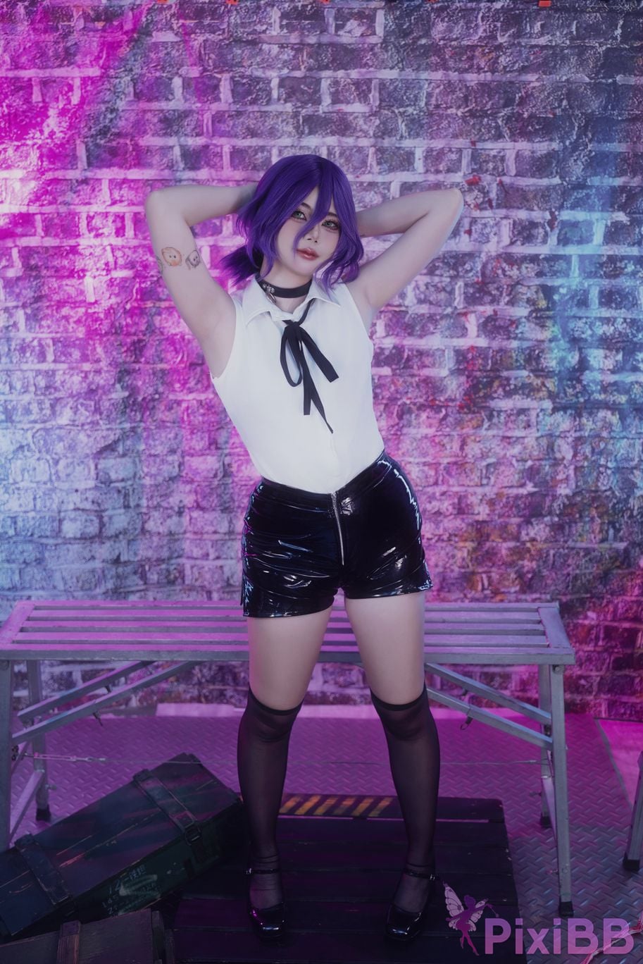 Cosplayer Miinmeow chainsaw man Lesai PixiBB.COM 012