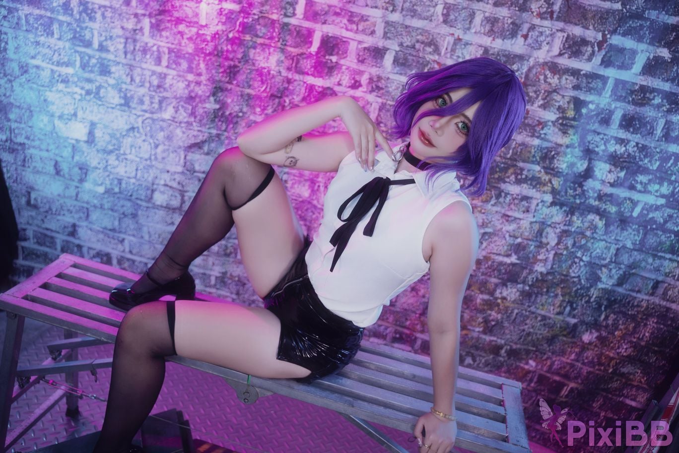 Cosplayer Miinmeow chainsaw man Lesai PixiBB.COM 047