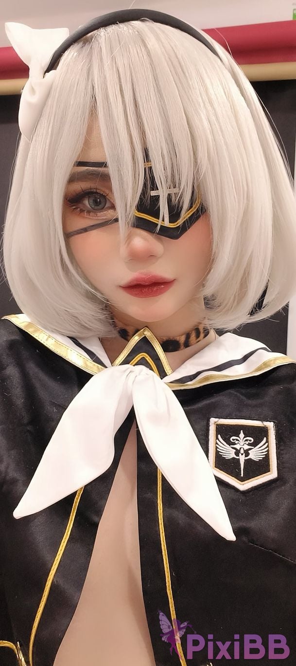 Cosplayer Miinmeow 2B dishwash PixiBB.COM 047