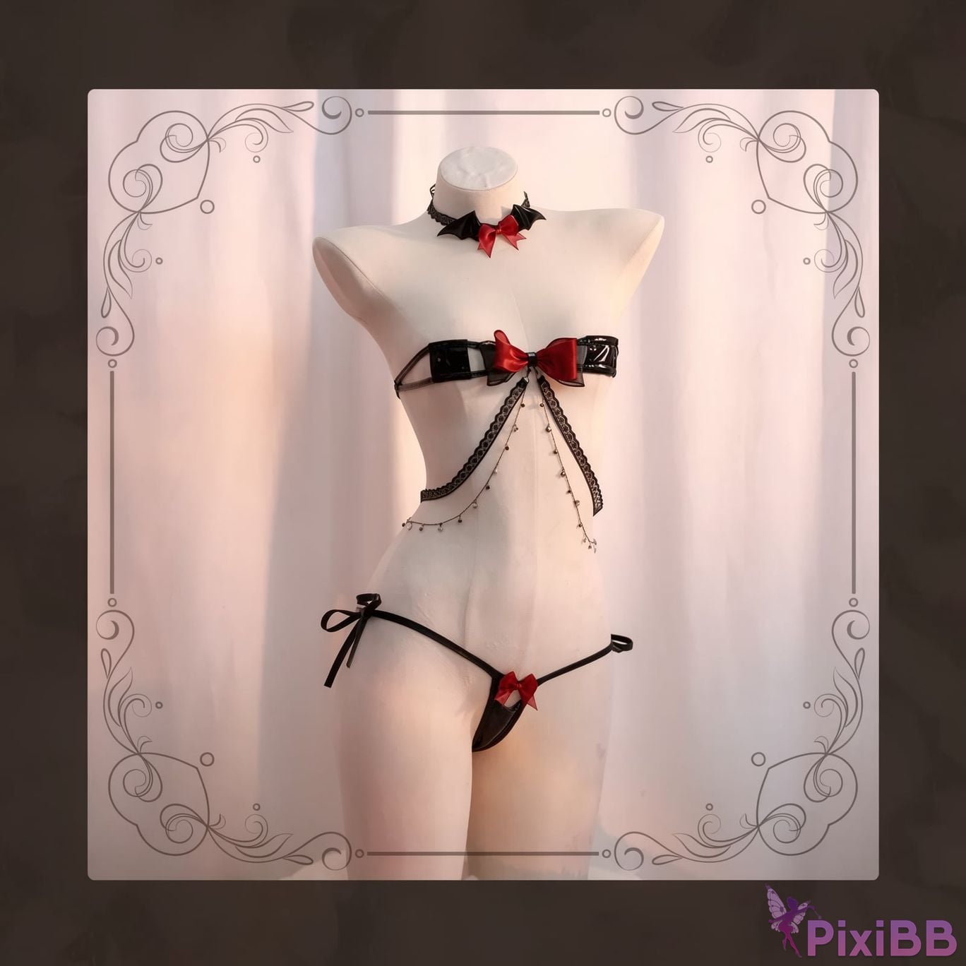 OtherXXX Enthus1asmm hot Selfie of beautiful breasts Black silk gold master sex PixiBB.COM 030