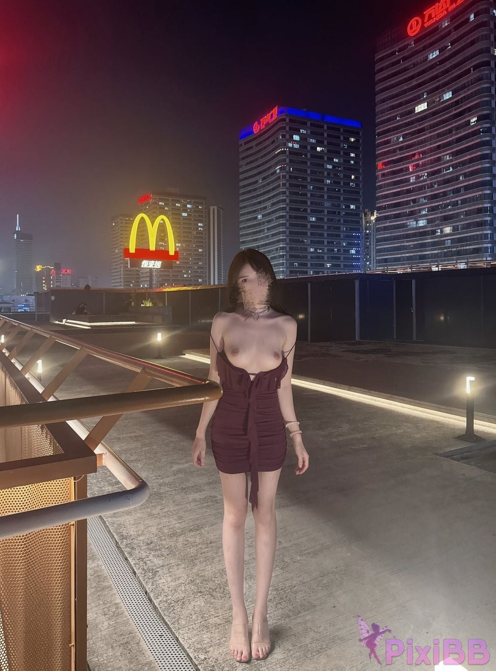 OtherXXX cola ice Beautiful girl with big breasts is exposed and trained outdoors PixiBB.COM 042