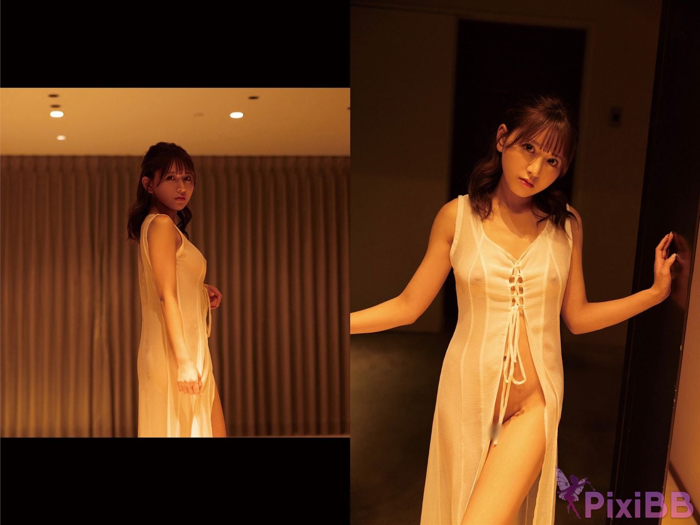 Japanese Idol Rin Seo Nude photo collection Night Fall PixiBB.COM 055