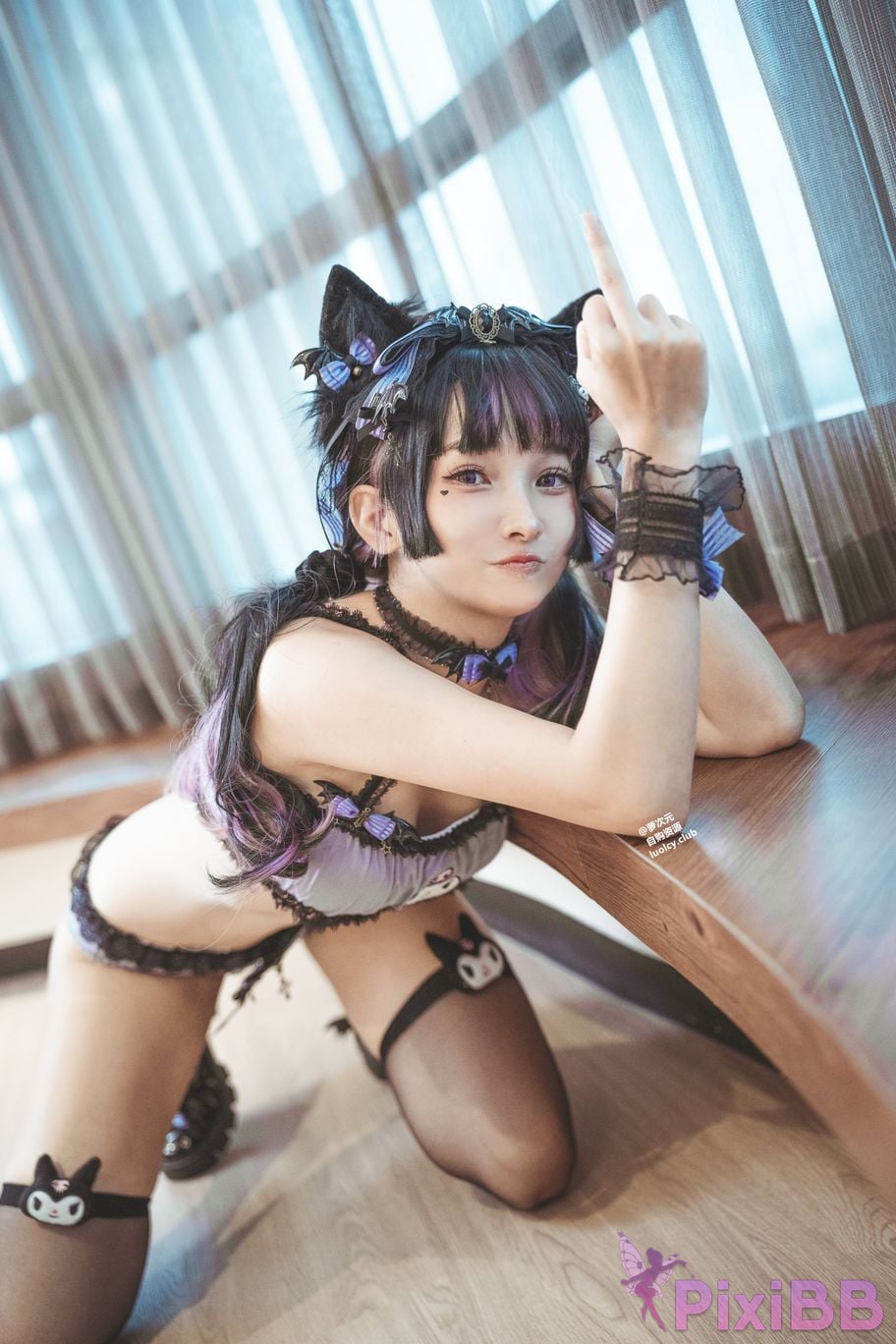 Cosplayer Mumu Momo Big breasts loli Kuromi 8K Ver. PixiBB.COM 002