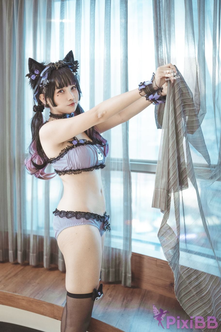 Cosplayer Mumu Momo Big breasts loli Kuromi 8K Ver. PixiBB.COM 067