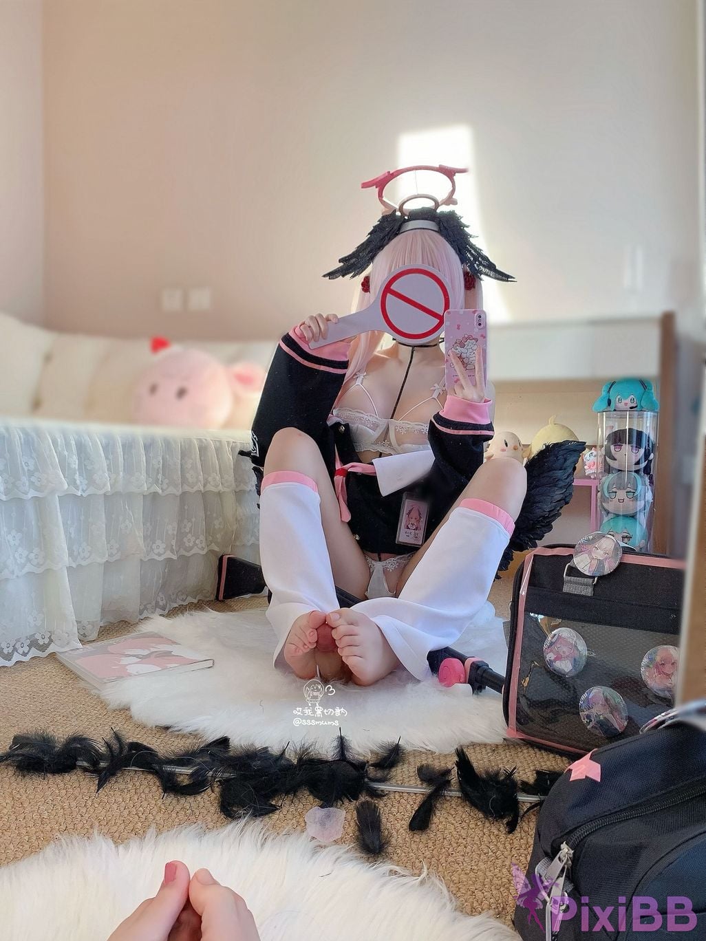 Cosplayer Cookie soft fufu Blue Archive Jiang Xiaochun PixiBB.COM 003