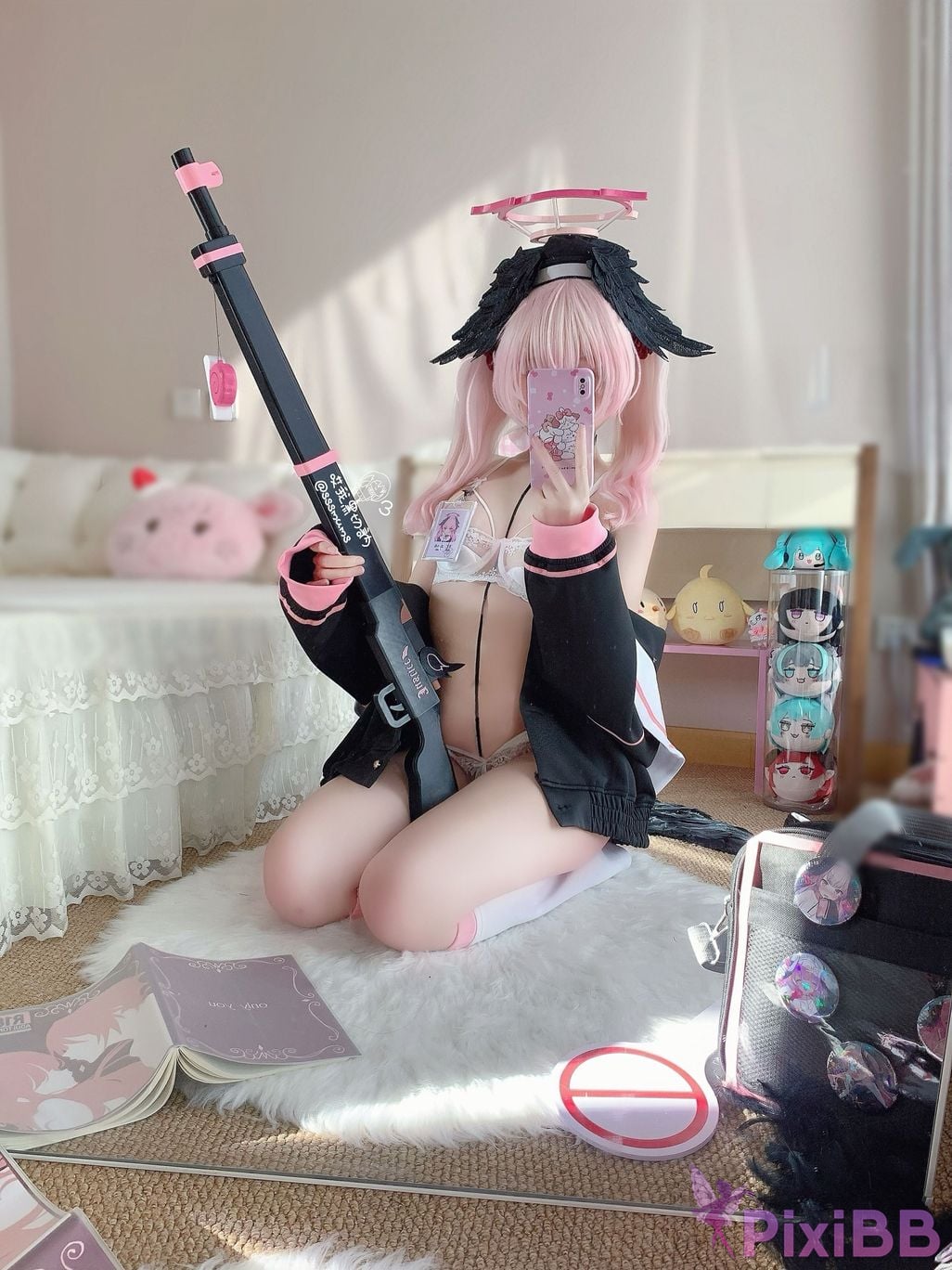 Cosplayer Cookie soft fufu Blue Archive Jiang Xiaochun PixiBB.COM 011