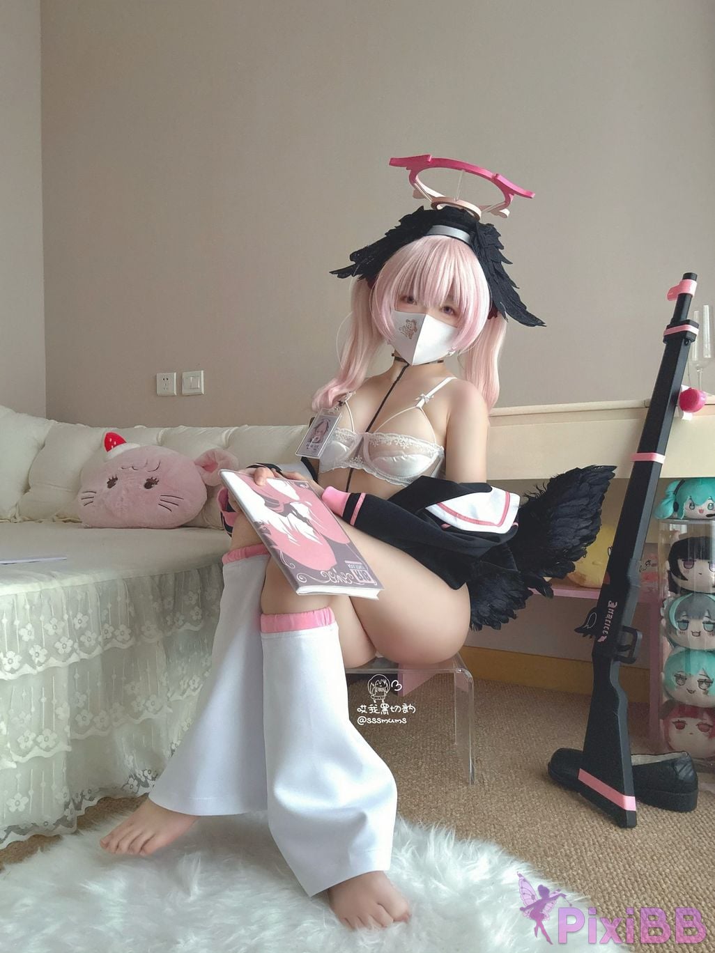 Cosplayer Cookie soft fufu Blue Archive Jiang Xiaochun PixiBB.COM 019