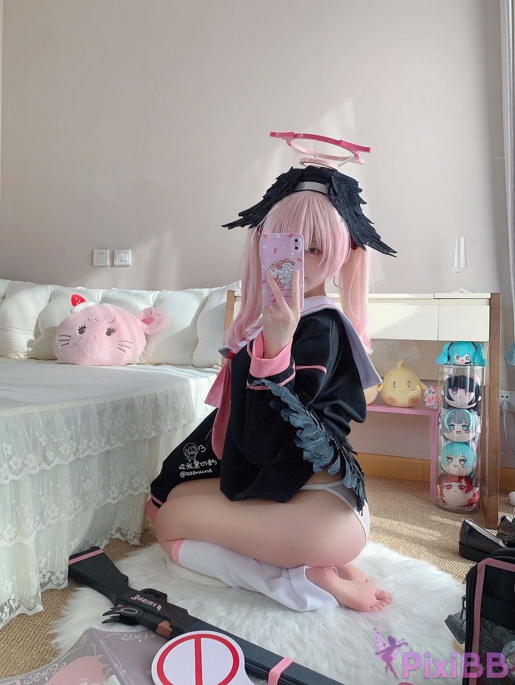 Cosplayer Cookie soft fufu Blue Archive Jiang Xiaochun PixiBB.COM 027