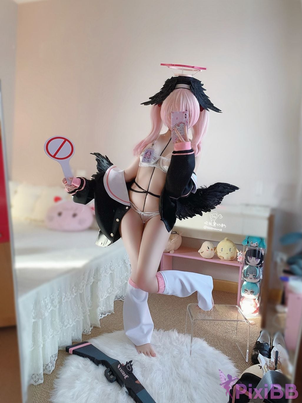 Cosplayer Cookie soft fufu Blue Archive Jiang Xiaochun PixiBB.COM 034
