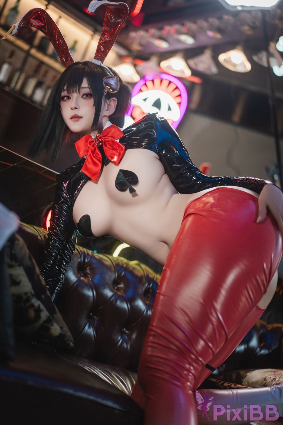 Cosplayer Natsuko Xia Xiazi NIKKE Luki Reverse bunny girl PixiBB.COM 014