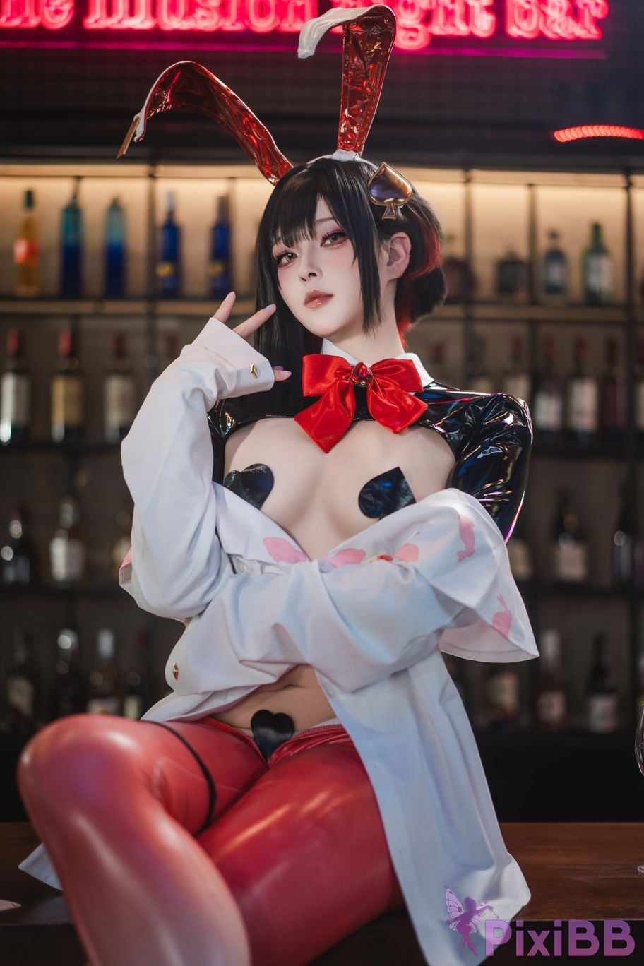 Cosplayer Natsuko Xia Xiazi NIKKE Luki Reverse bunny girl PixiBB.COM 019