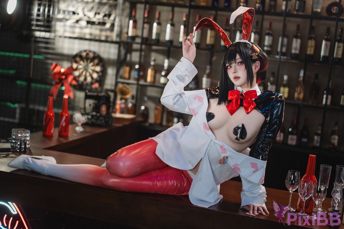 Cosplayer Natsuko Xia Xiazi NIKKE Luki Reverse bunny girl PixiBB.COM 020