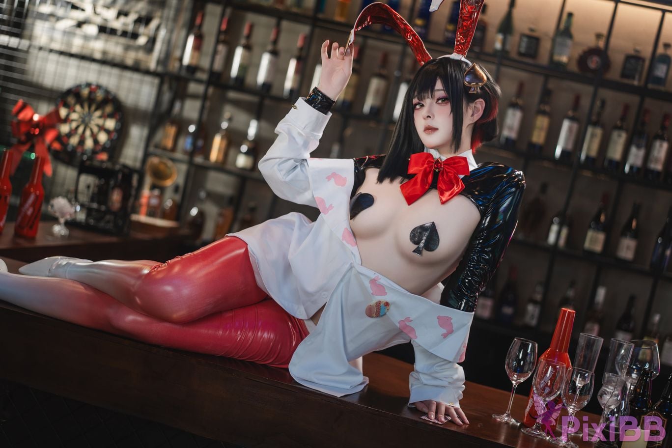 Cosplayer Natsuko Xia Xiazi NIKKE Luki Reverse bunny girl PixiBB.COM 021