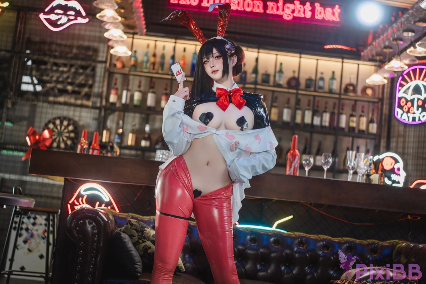 Cosplayer Natsuko Xia Xiazi NIKKE Luki Reverse bunny girl PixiBB.COM 023