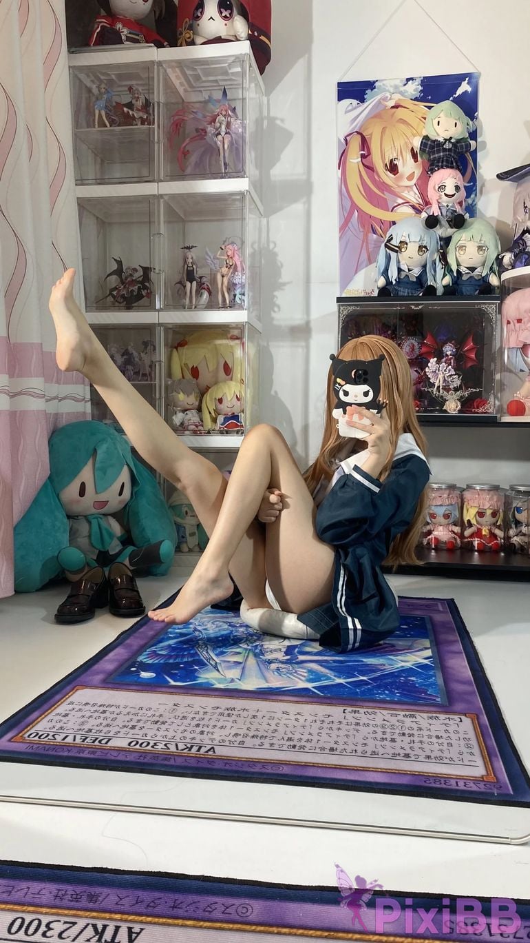 Cosplayer white oak Shirly BanG Dream Nagasaki Soyo PixiBB.COM 010