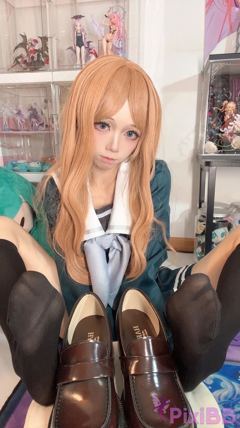Cosplayer white oak Shirly BanG Dream Nagasaki Soyo PixiBB.COM 035