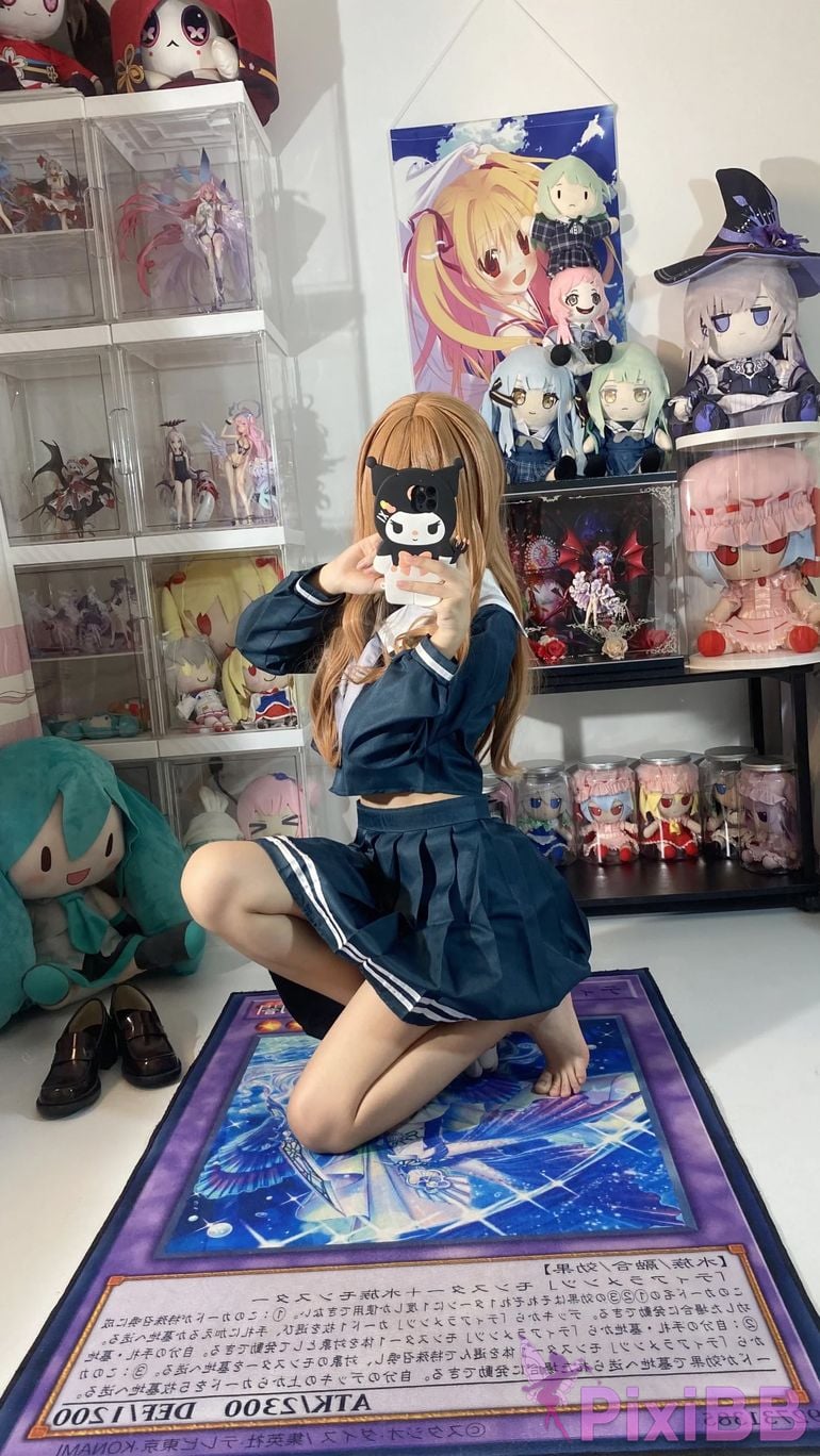 Cosplayer white oak Shirly BanG Dream Nagasaki Soyo PixiBB.COM 037