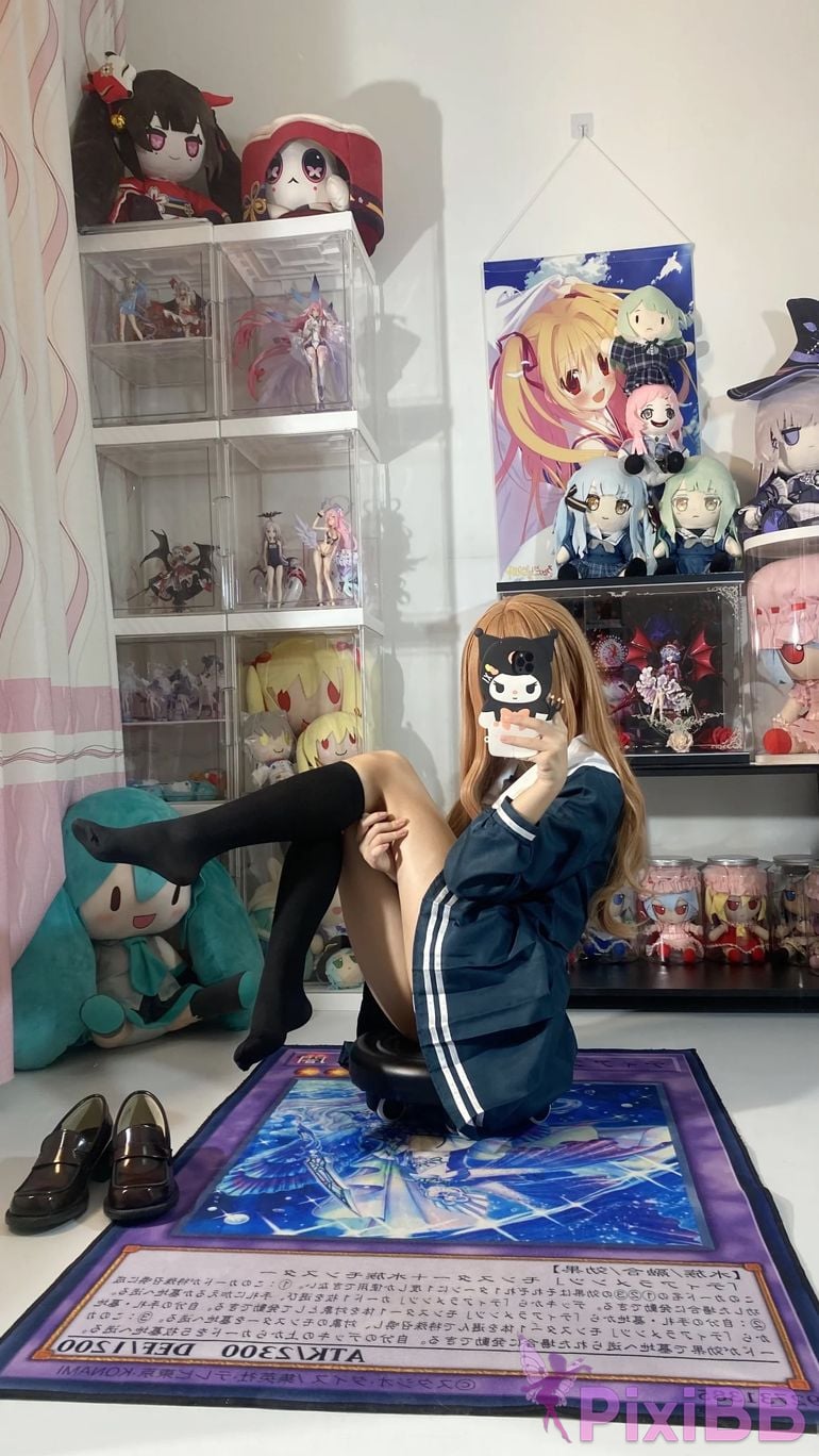 Cosplayer white oak Shirly BanG Dream Nagasaki Soyo PixiBB.COM 044