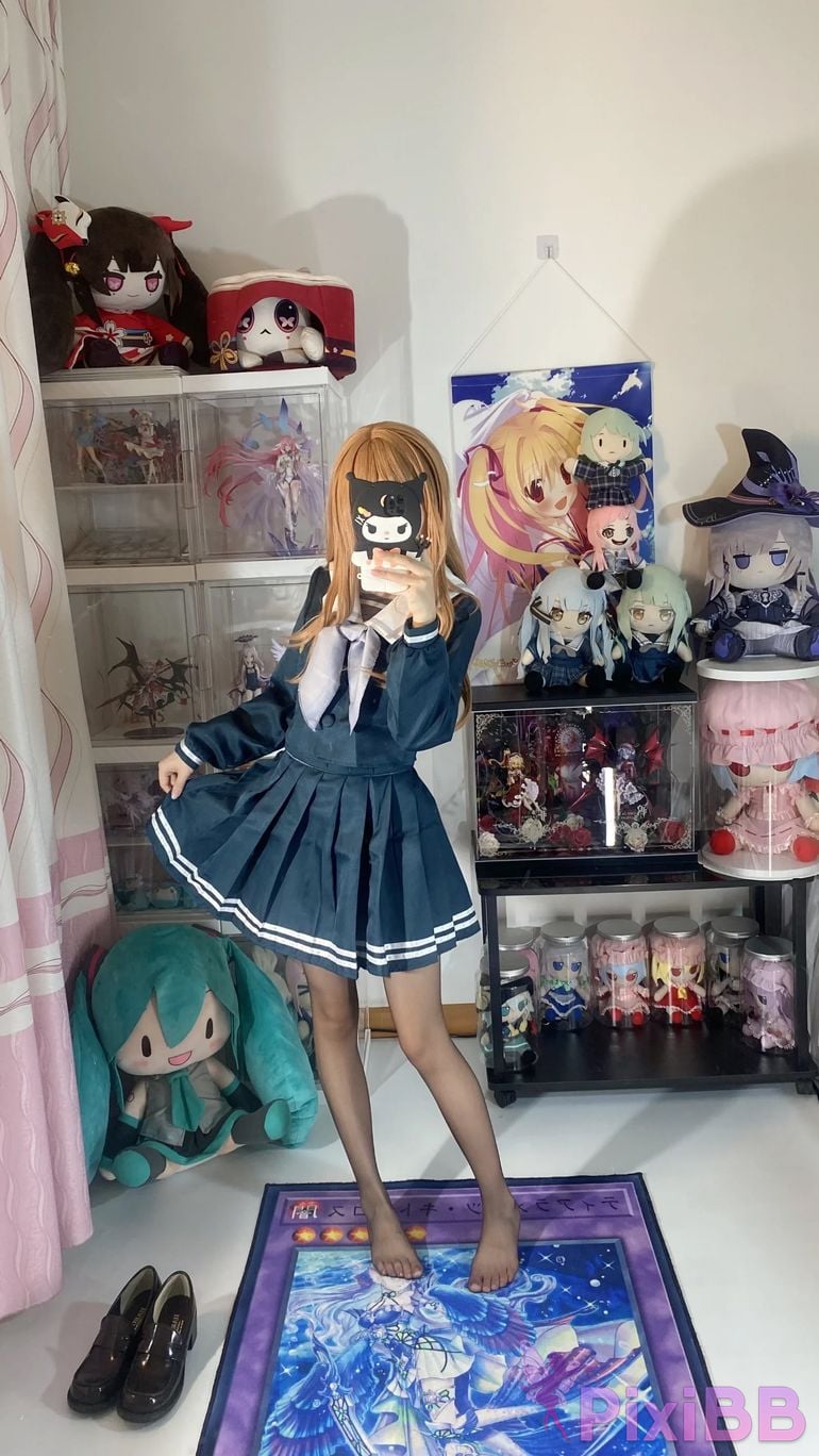 Cosplayer white oak Shirly BanG Dream Nagasaki Soyo PixiBB.COM 051