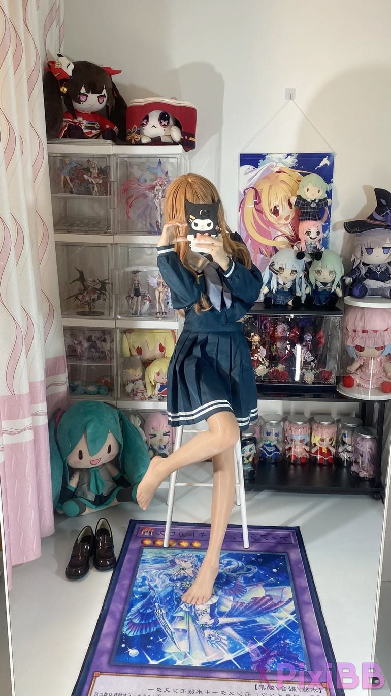 Cosplayer white oak Shirly BanG Dream Nagasaki Soyo PixiBB.COM 055