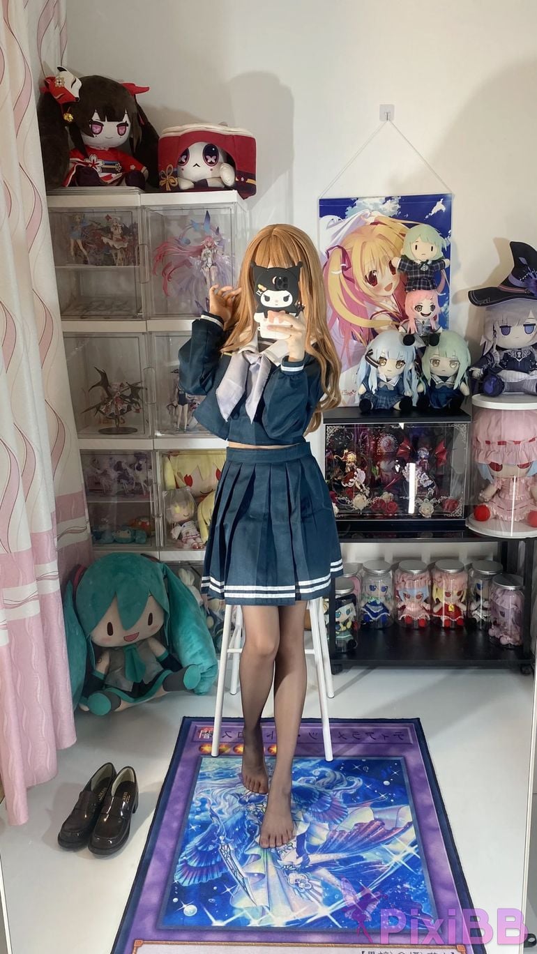 Cosplayer white oak Shirly BanG Dream Nagasaki Soyo PixiBB.COM 076