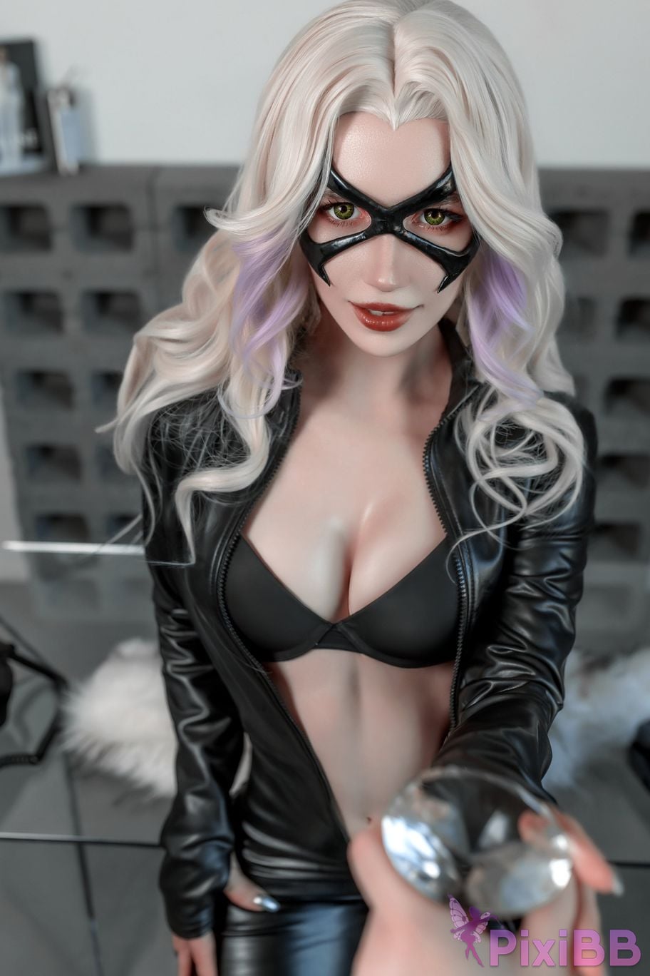 Cosplayer Mik Allenmiakanayuri Black Cat PixiBB.COM 002