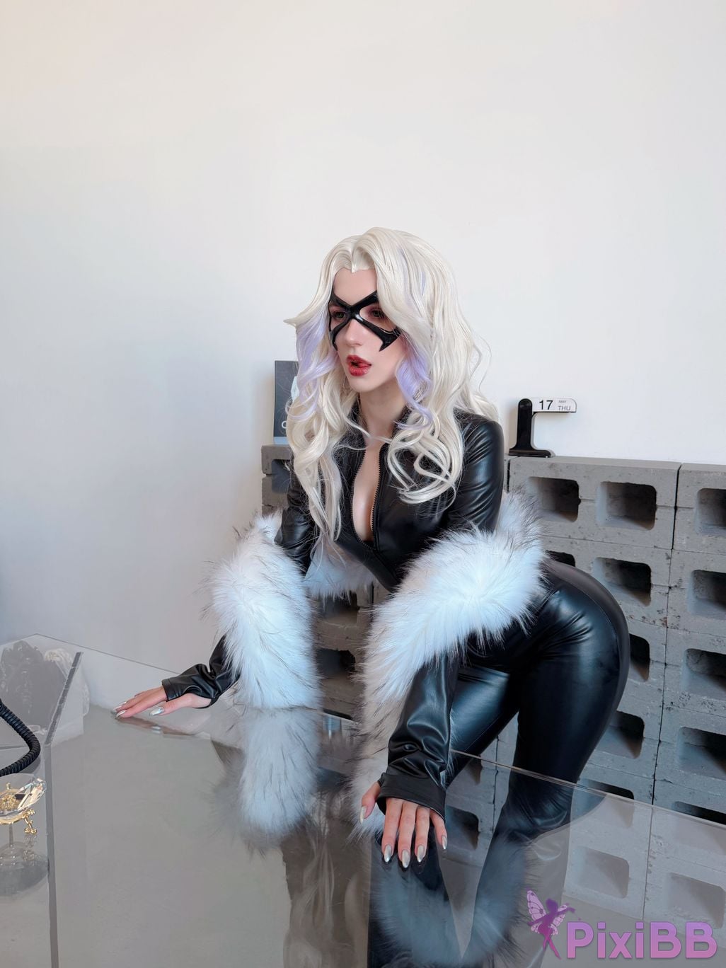 Cosplayer Mik Allenmiakanayuri Black Cat PixiBB.COM 029