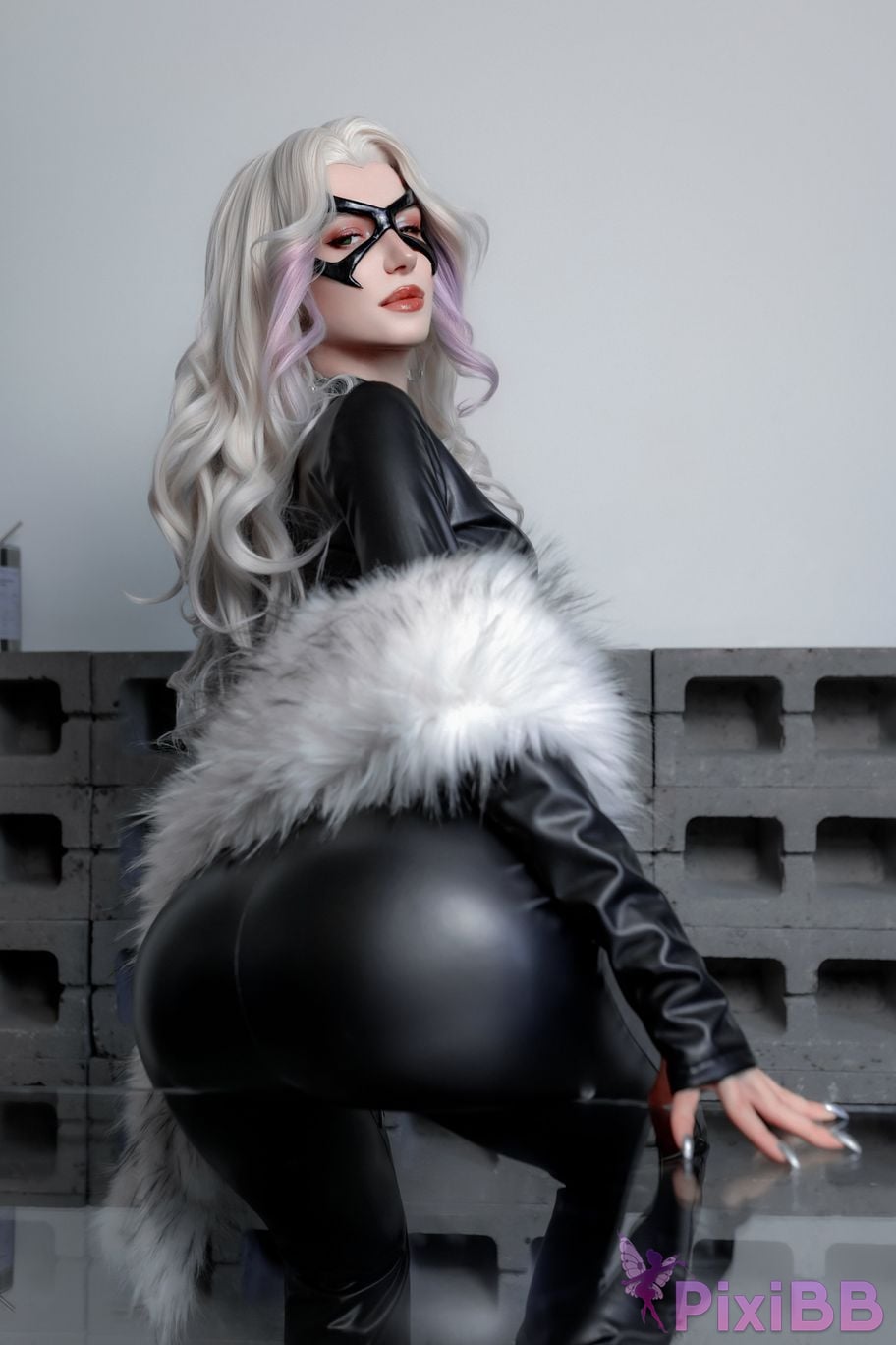 Cosplayer Mik Allenmiakanayuri Black Cat PixiBB.COM 045
