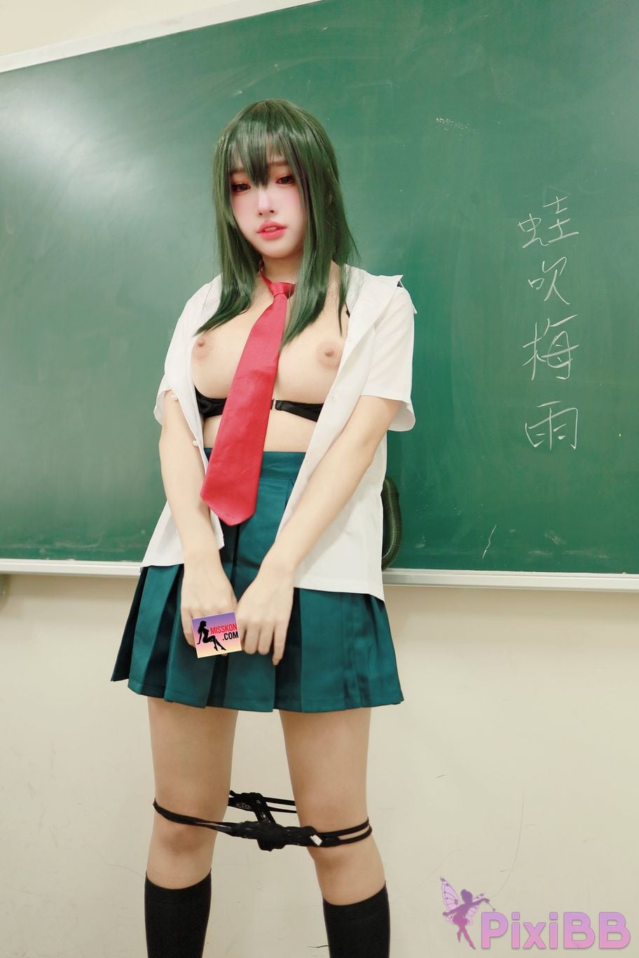 Coser mu Momo xue sheng fu zi wei pa PixiBB.COM 025